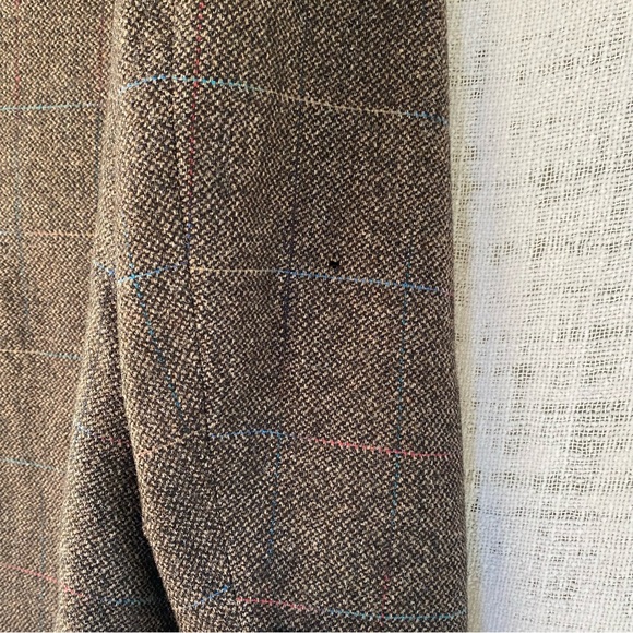 Vintage Pendleton Single Breast Plaid Wool Blazer Size 42 Made In USA - Picture 6 of 8